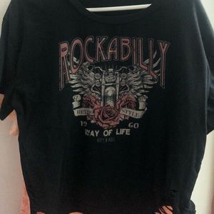 rue21 crop top with small side fringes